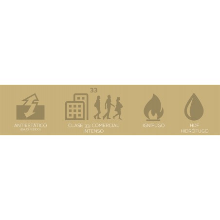 Tarima flotante Roble Water (16,50 €/m2) AC5 - Suelo laminado