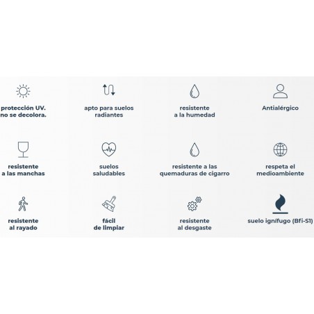 Tarima flotante Roble Oxford  Biselado (10,90 €/m2) - Suelo laminado AC4