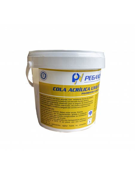 Cola Acrílica Unilateral, 1kg, 6kg y 12 kg