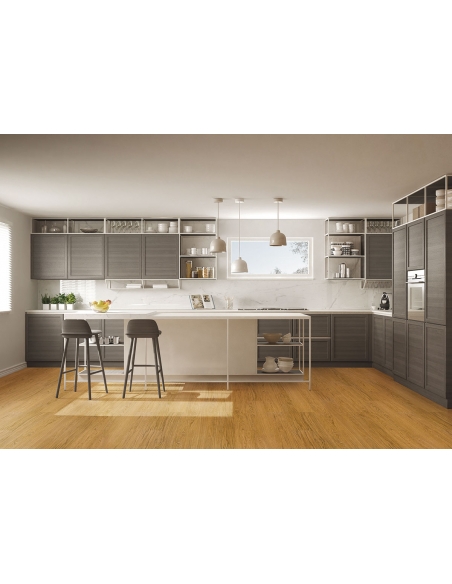 Tarima flotante de vinilo y corcho HydroCork (22 €/m2) - Nature Oak